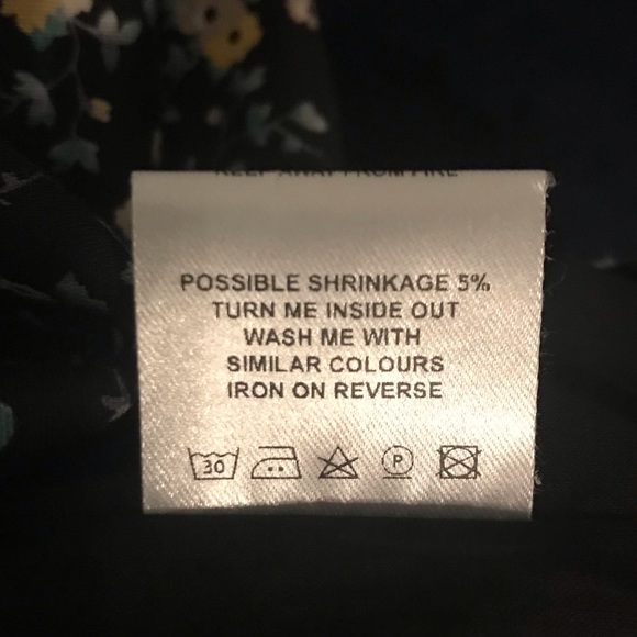 NWOT Jessie and James Black and Yellow Floral Dress, Size 6 Years. - Picture 7 of 10